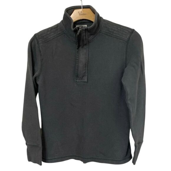 Converse Other - Converse One Star VTG Men Small Black 1/4 Zip Long Sleeve 100% Cotton Sweatshirt